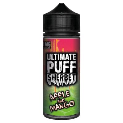 Buy cheapest online Ultimate Puff Sherbet 100ML Shortfill Apple and Mango at lowest price in uk