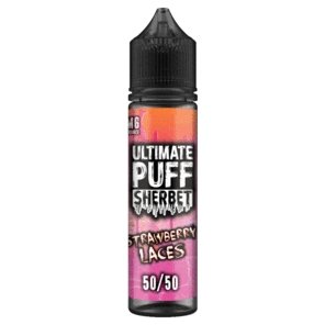 Buy cheapest online Ultimate Puff Sherbet 50ml Shortfill Strawberry Laces at lowest price in uk