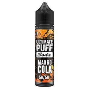 Buy cheapest online Ultimate Puff Soda 50ml Shortfill Mango Cola at lowest price in uk