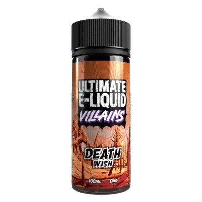 Buy cheapest online Ultimate Puff Villains 100ML Shortfill Death Wish at lowest price in uk