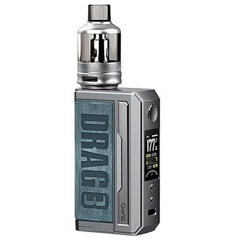 Buy cheapest online VOOPOO Drag 3 Kit With TPP Pod Tank Prussian Blue at lowest price in uk