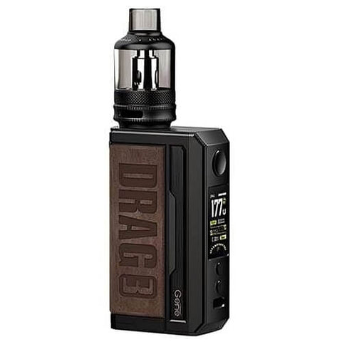 Buy cheapest online VOOPOO Drag 3 Kit With TPP Pod Tank Sandy Brown at lowest price in uk