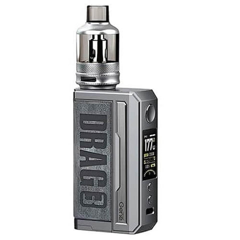 Buy cheapest online VOOPOO Drag 3 Kit With TPP Pod Tank Smoky Grey at lowest price in uk